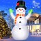 10 FT Christmas Inflatables Snowman Wear Magic Hat, Blow Up Outdoor Decorations Built-in Bright LED Light, Giant Snow Man Yard Decor for Festive Holiday Garden Patio Lawn Mall Display Hall Xmas Party